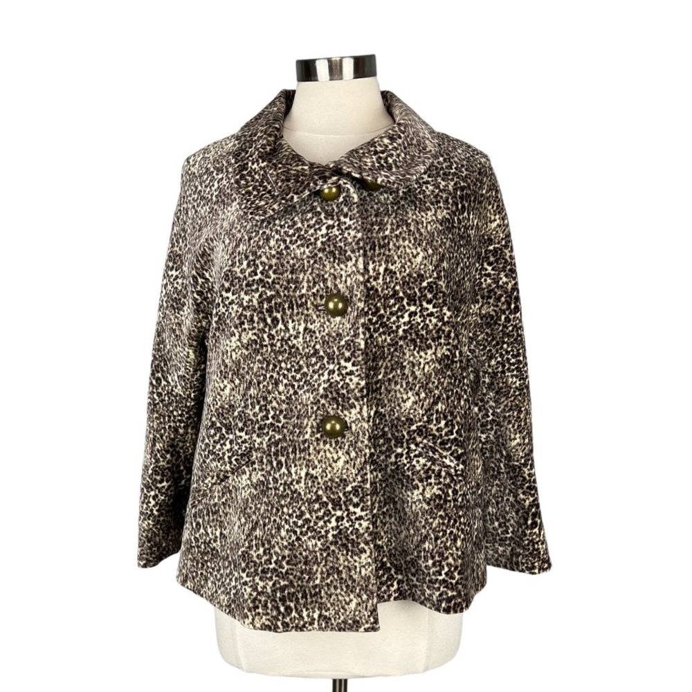 Talbots Leopard Print Jacket